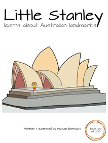 Little Stanley learns about Australian landmarks