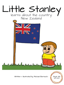 Little Stanley learns about the country New Zealand